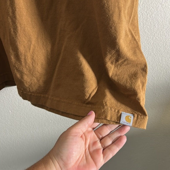 Carhartt Brown Men's T-Shirt - Picture 3 of 4